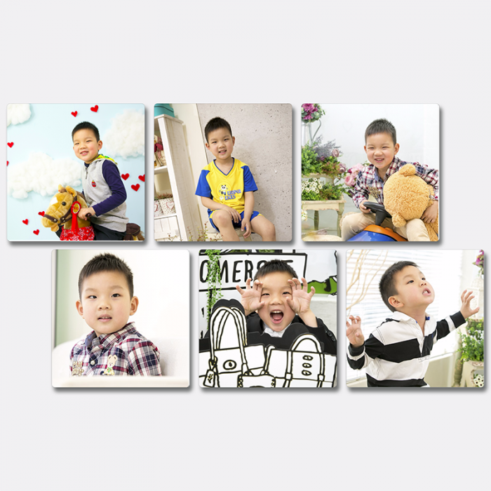 6 pcs of 10"x10"
