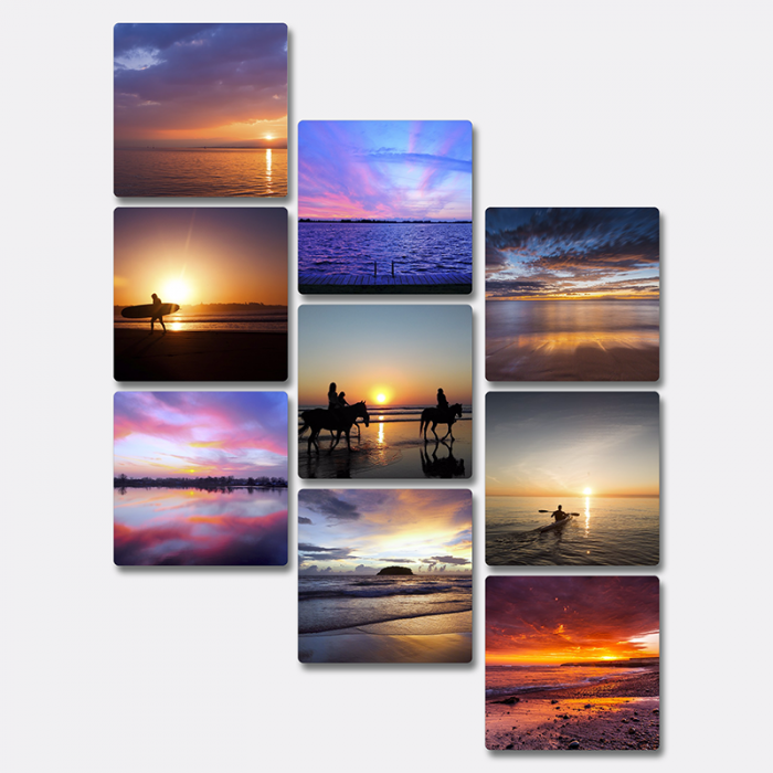 9 pcs of 16"x16"