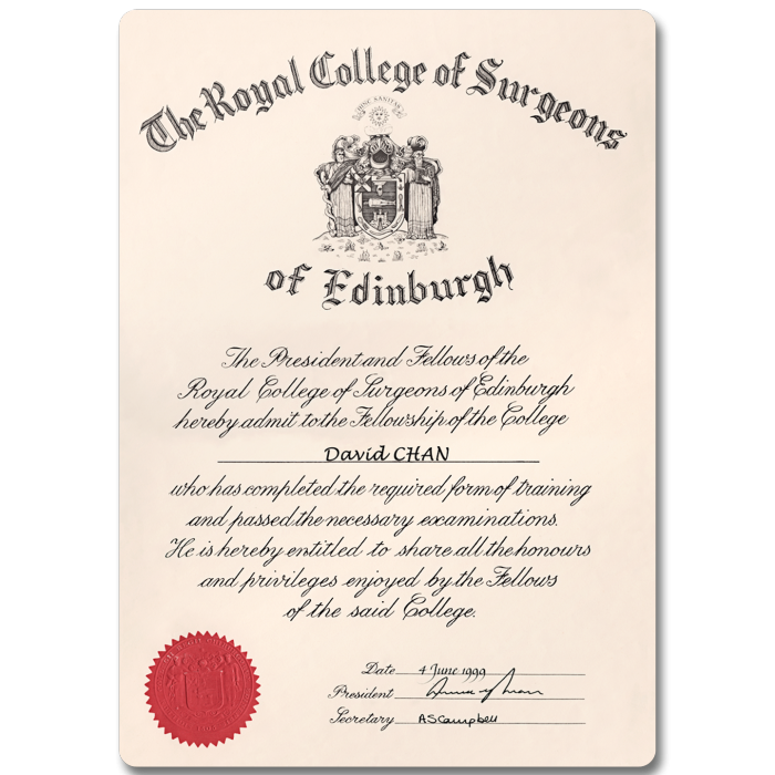 A3 (11.7"x16.5") Certificate