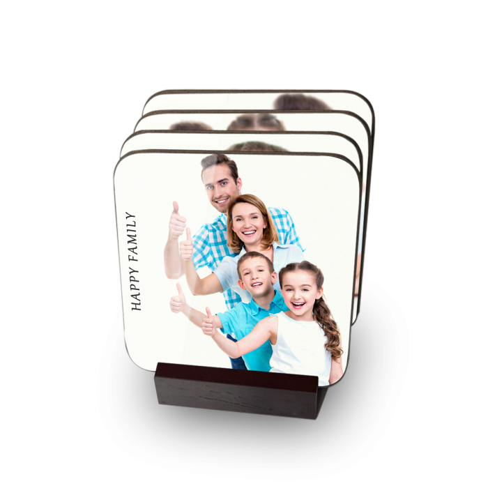 HDF Photo Coasters Set